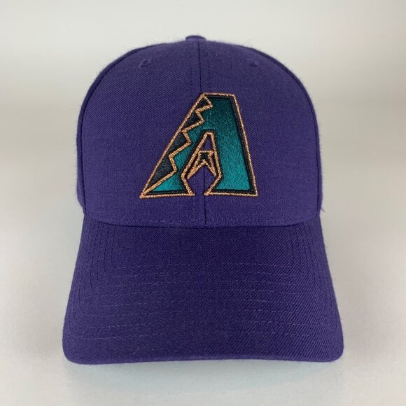 Arizona Diamondbacks MLB Vintage Purple Twins Enterprise Strapback Hat - Picture 2 of 6